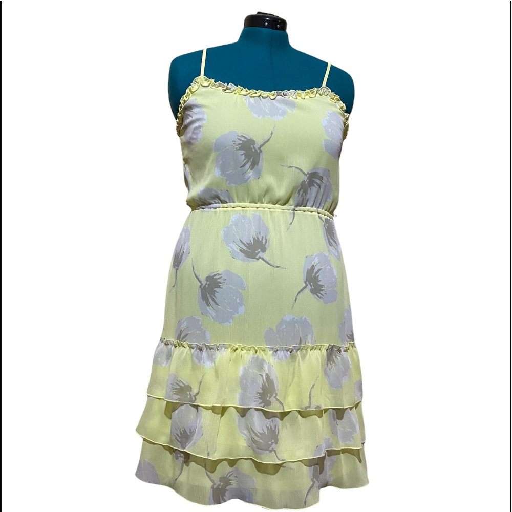 Old Navy Floral Design Spaghetti Strap Summer Dress Size Medium